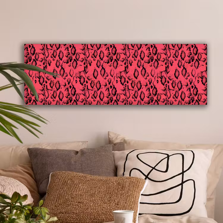 Roze - Slang - Motief canvas 2cm klein 828 -sfeer1