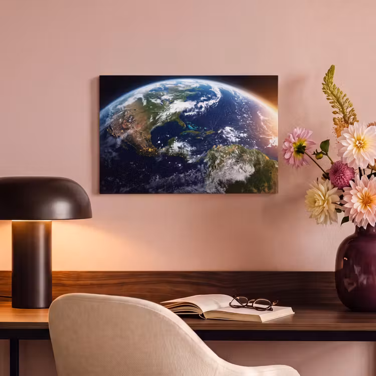 Canvas Print - Planet - Space - Cosmos - Planeet - Ruimte - Kosmos canvas 2cm klein