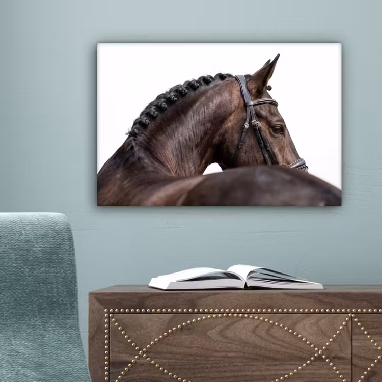 Portret - Paard - Elegant canvas 2cm klein -sfeer4