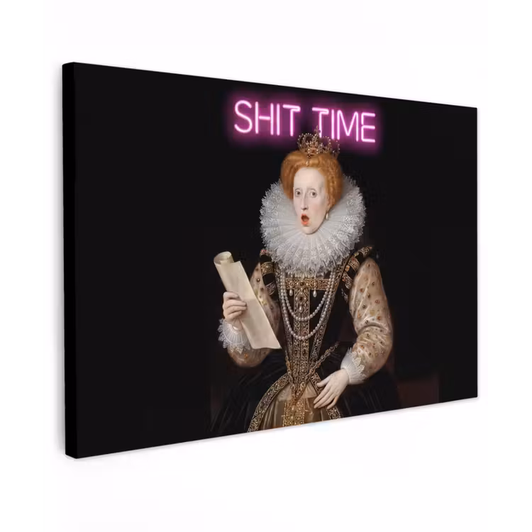 Portret - Humor - Neon canvas 2cm klein -z3d