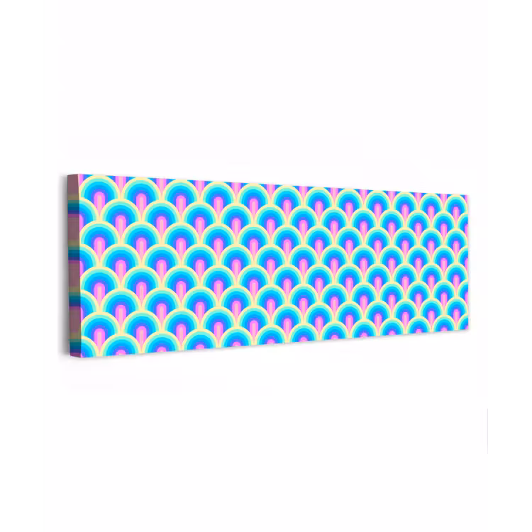 Regenbogen - Waaier - Vrolijk canvas 2cm klein 828 -z3d