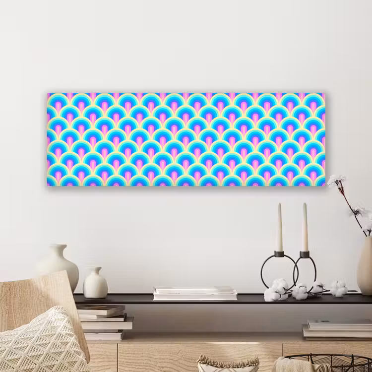 Regenbogen - Waaier - Vrolijk canvas 2cm klein 828 -sfeer6