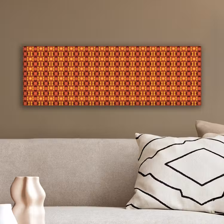 Retro - Disco - Hippie canvas 2cm klein 828 -sfeer3