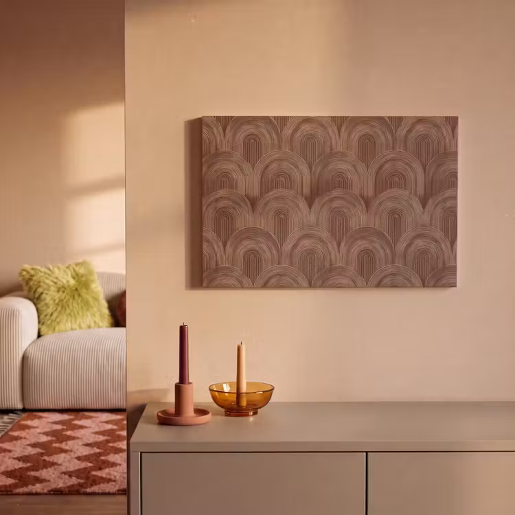 Ritmisch - Effect - Bruin canvas 2cm klein 34 -sfeer1