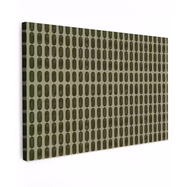Ritmisch - Effect - Groen canvas 2cm klein 34 -z3d