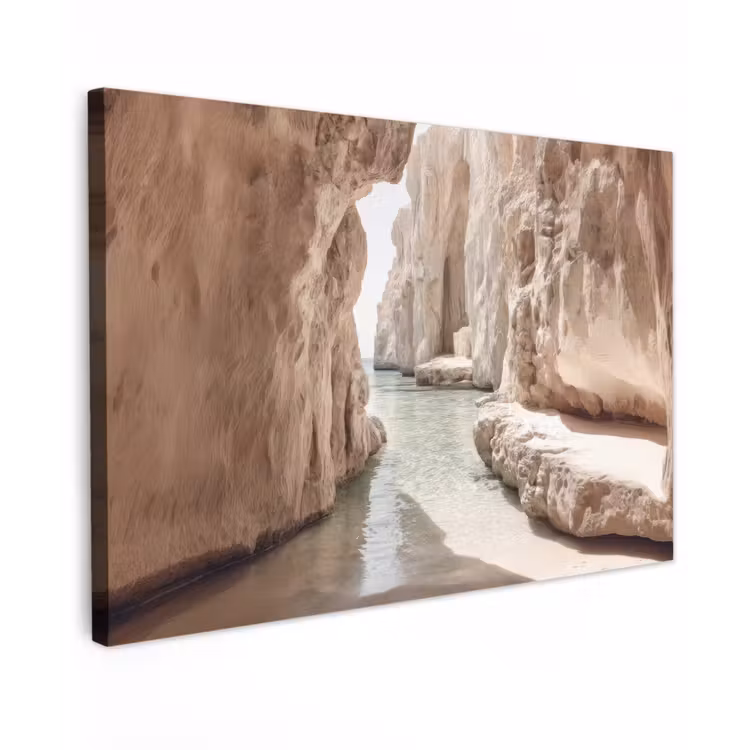 Rotsen - Zee - Zand - Kloof canvas 2cm klein -z3d