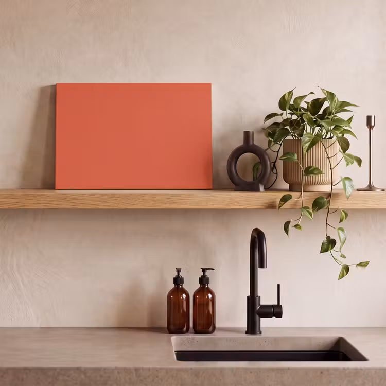 Rustic - Clay - Oranje canvas 2cm klein 34 -sfeer3