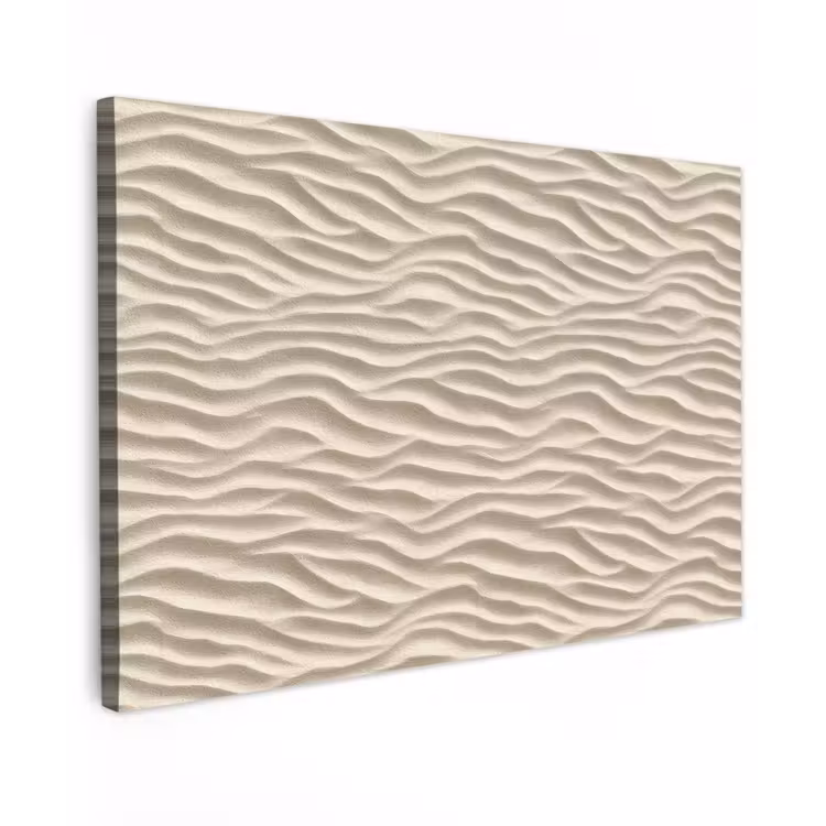 Zand - Golven - Beige canvas 2cm klein 34 -z3d