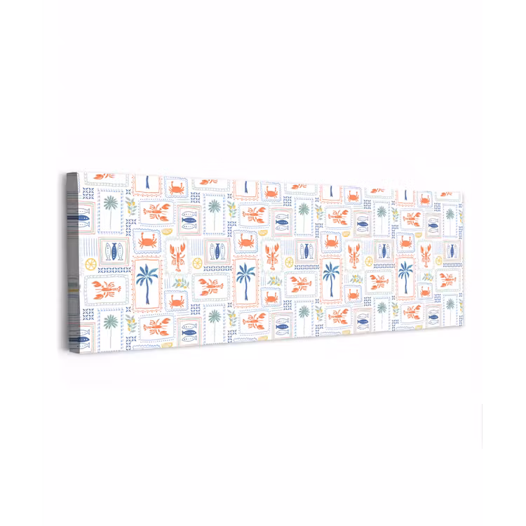 Italiaans - Zee - Sfeer - Krab - Multi canvas 2cm klein 828 -z3d