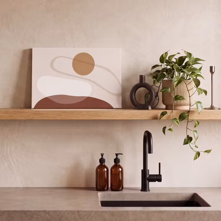 Canvas Print - Shapes - Organic - Art - Vormen - Organisch - Kunst canvas 2cm klein