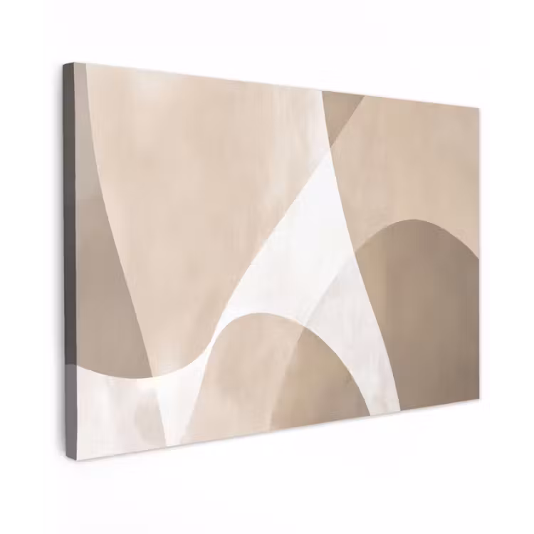 Vloeiende vlakken - Harmonieus - Golvend canvas 2cm klein -z3d