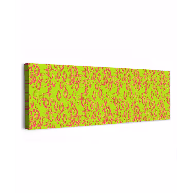Slang - Neon - Groen - Roze canvas 2cm klein 828 -z3d