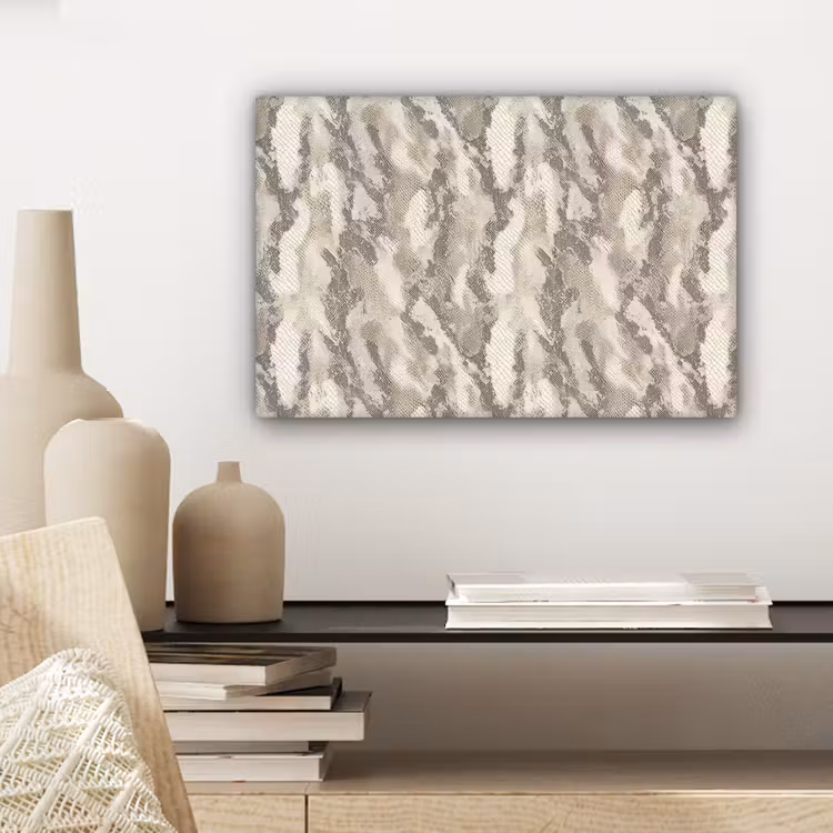 Slang - Patroon - Taupe canvas 2cm klein 34 -sfeer6