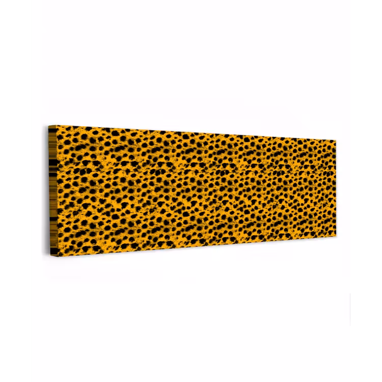 Vlekken - Oranje - Luipaard canvas 2cm klein 828 -z3d