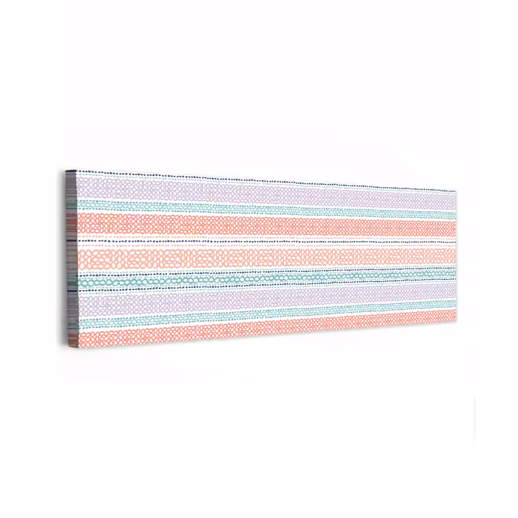 Strepen - Zomer - Kleuren canvas 2cm klein 828 -z3d