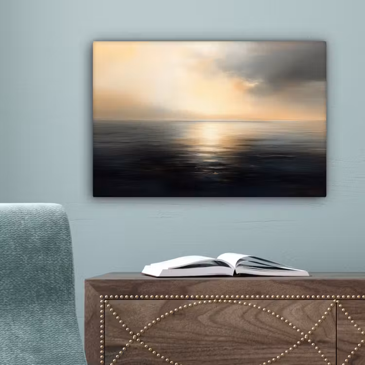 Zon - Horizon - Zee canvas 2cm klein -sfeer4