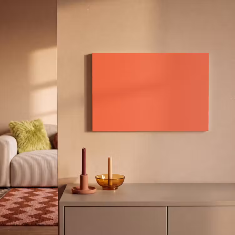 Sunset - Salmon - Oranje canvas 2cm klein 34 -sfeer1