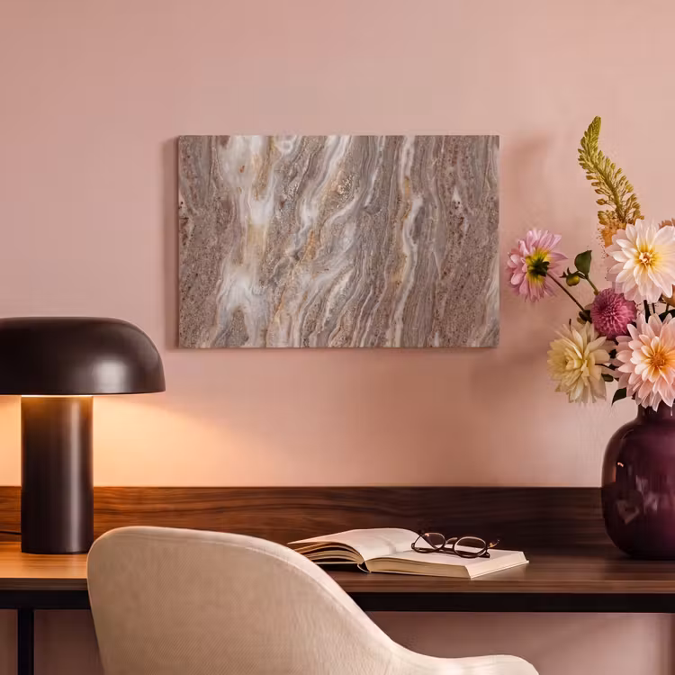 Textuur - Steen - Abstract - Beige canvas 2cm klein -sfeer4