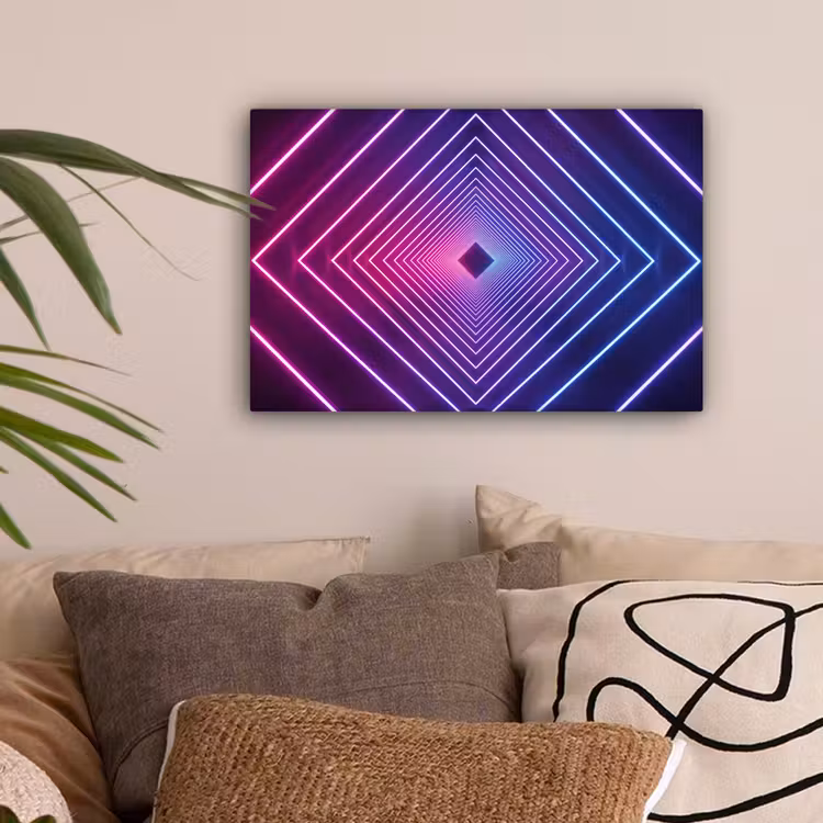 Driedimensionaal - Tunnel - Ruimte canvas 2cm klein -sfeer1