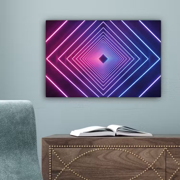 Driedimensionaal - Tunnel - Ruimte canvas 2cm klein -sfeer4