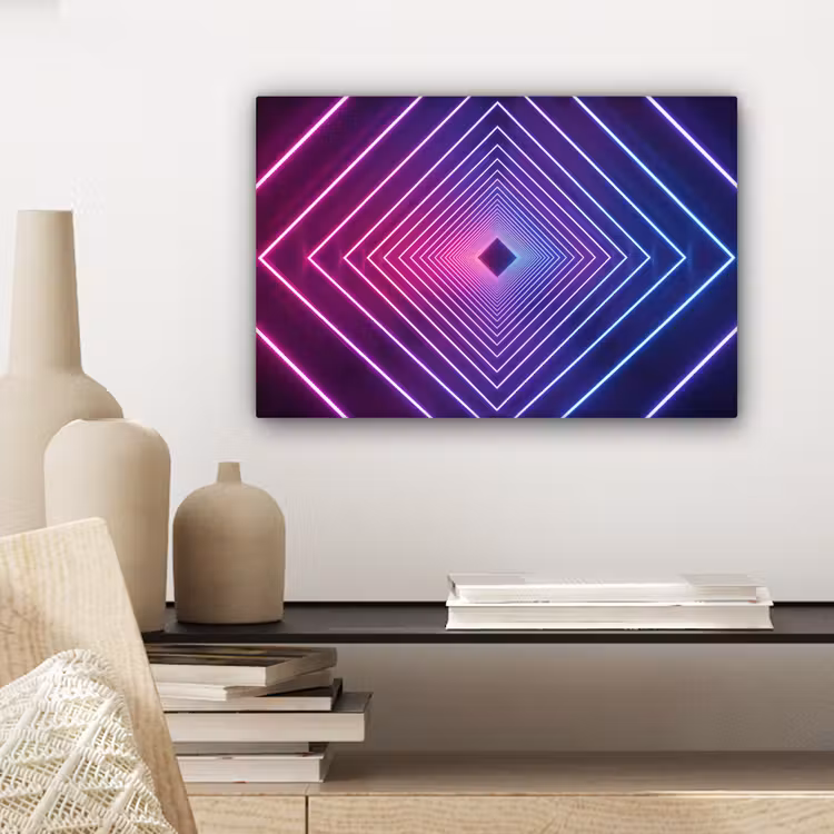 Driedimensionaal - Tunnel - Ruimte canvas 2cm klein -sfeer6