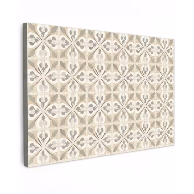 Tegel - Motief - Beige canvas 2cm klein 34 -z3d