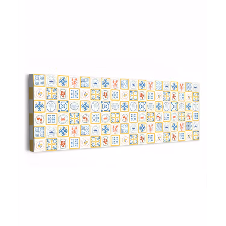 Zee - Sfeer - Mozaïek - Vis canvas 2cm klein 828 -z3d