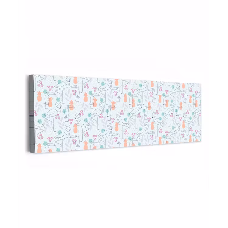 Tropisch - Vogels - Ananas canvas 2cm klein 828 -z3d