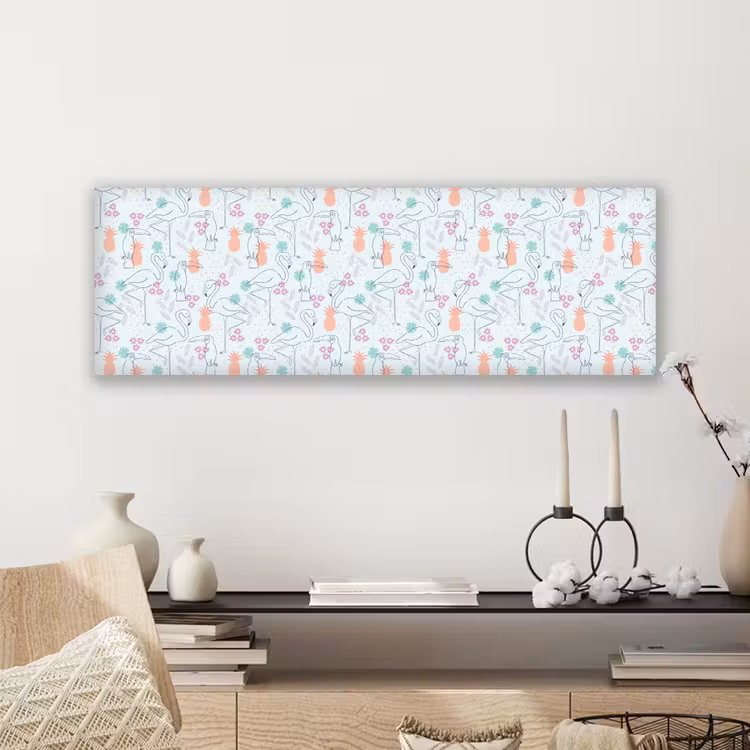 Tropisch - Vogels - Ananas canvas 2cm klein 828 -sfeer6