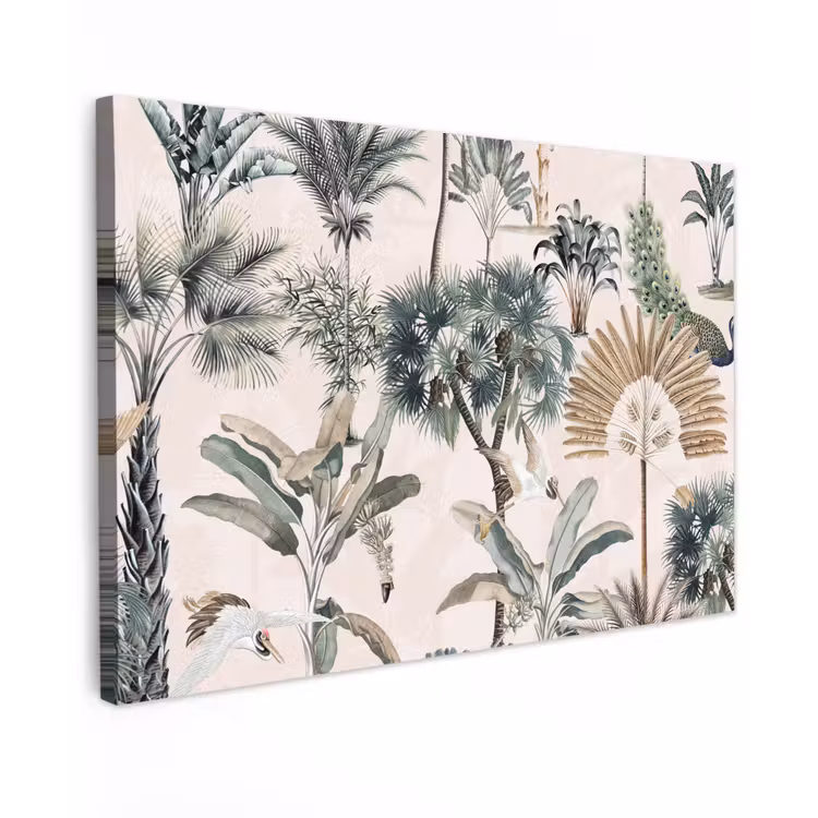Tropisch - Bomen - Bladeren - Jungle canvas 2cm klein -z3d