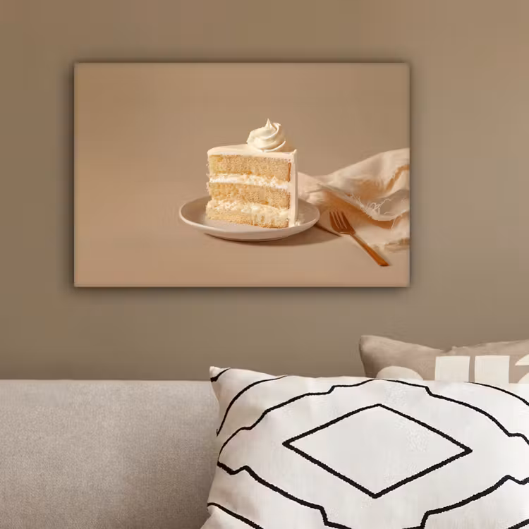 Vanilletaart - Cake - Romig canvas 2cm klein -sfeer3