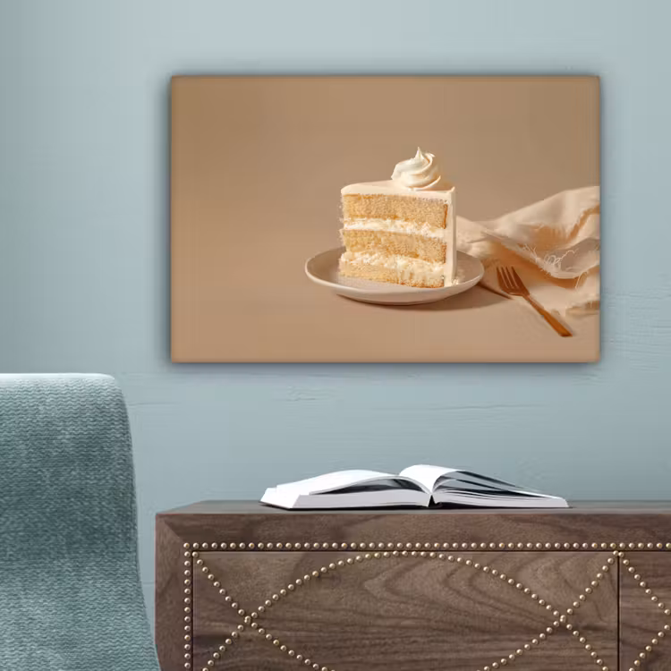 Vanilletaart - Cake - Romig canvas 2cm klein -sfeer4