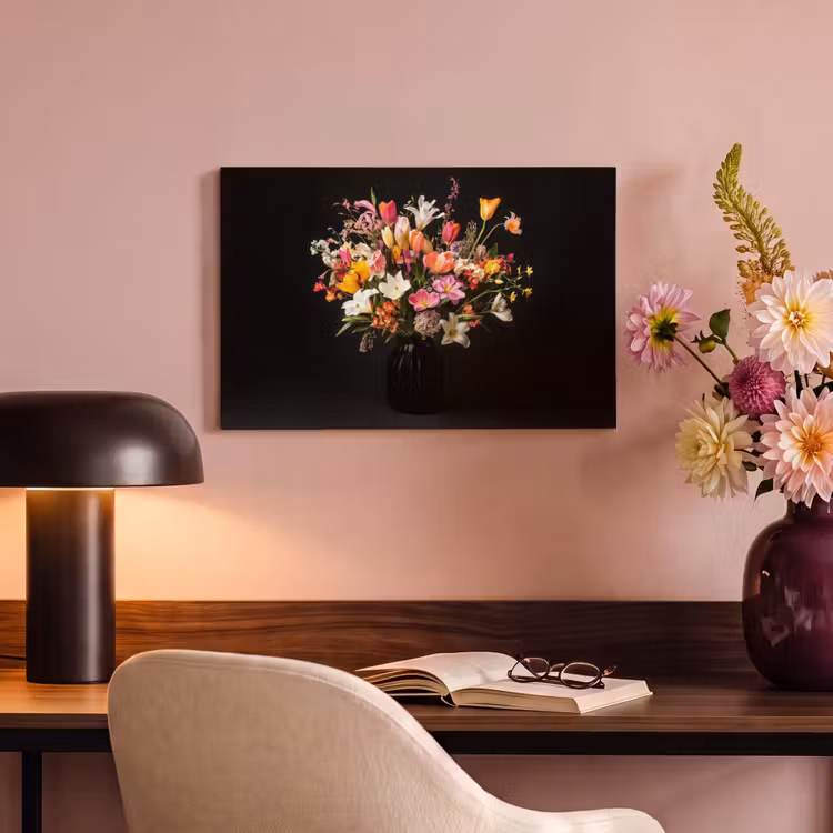 Vaas - Bloemen - Tulpen canvas 2cm klein -sfeer4