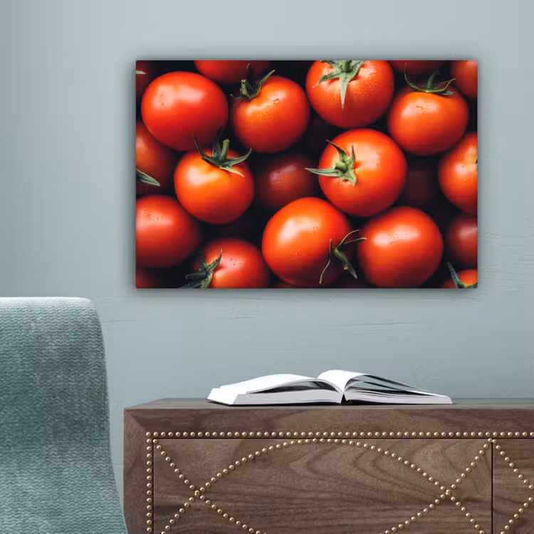 Groente - Rood - Tomaten canvas 2cm klein -sfeer4