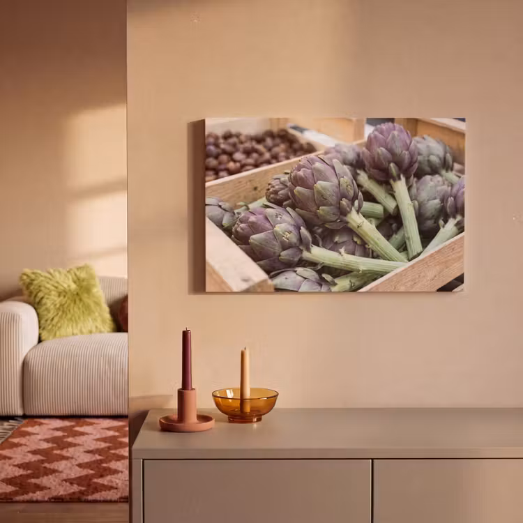 Canvas Print - Vegetables - Market - Fresh - Groenten - Markt - Vers canvas 2cm klein