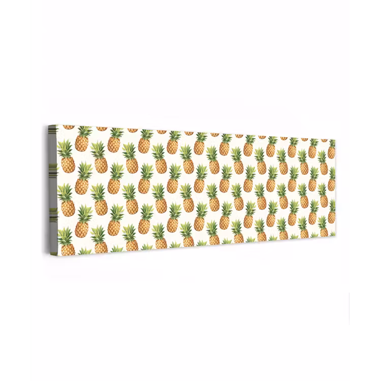 Vintage - Ananas - Blad canvas 2cm klein 828 -z3d