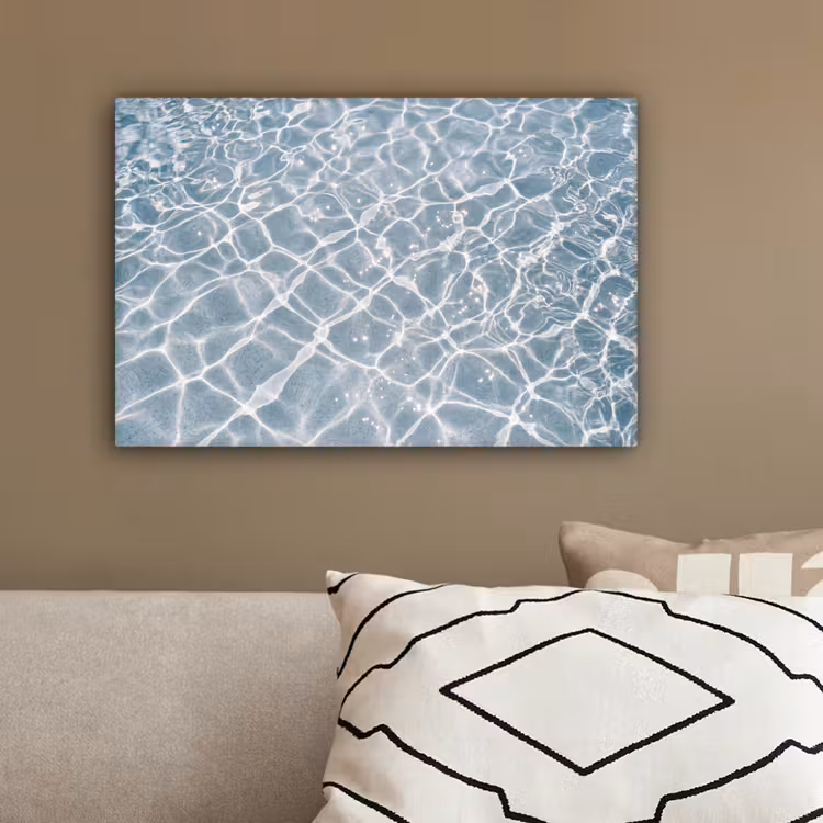 Water - Reflectie - Zonlicht canvas 2cm klein -sfeer3