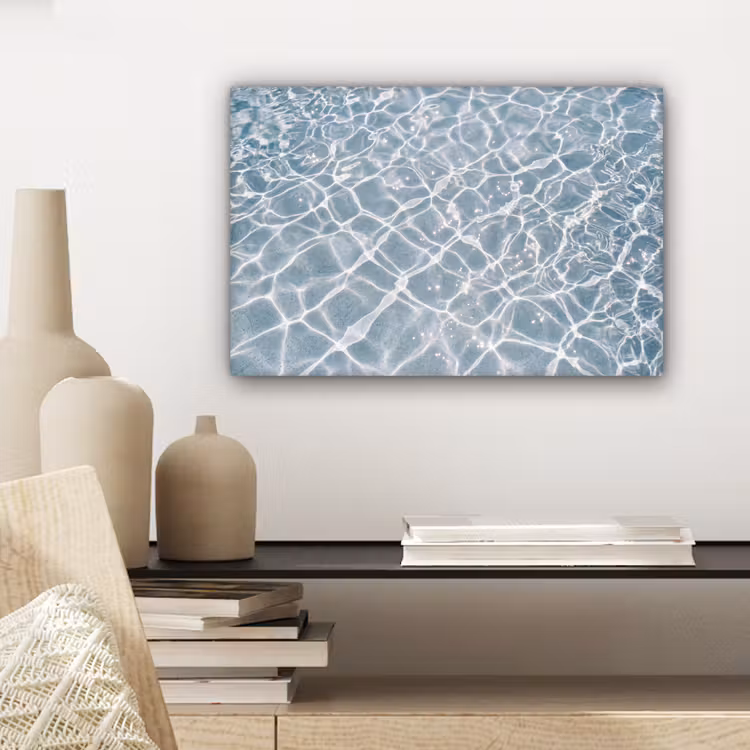 Water - Reflectie - Zonlicht canvas 2cm klein -sfeer6