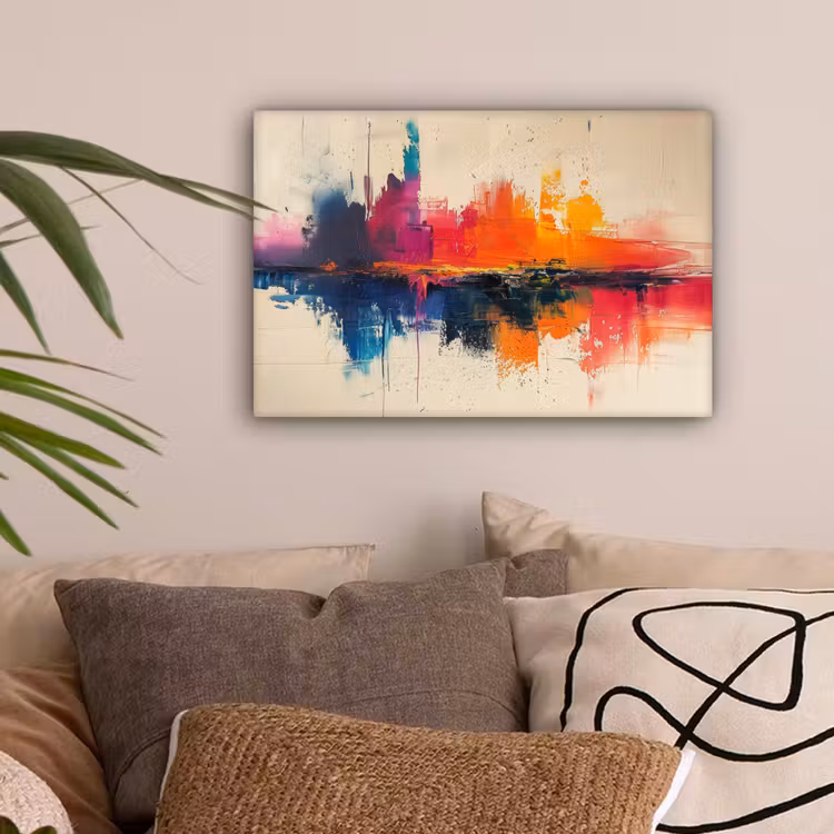 Watercolor - Kunst - Modern canvas 2cm klein -sfeer1
