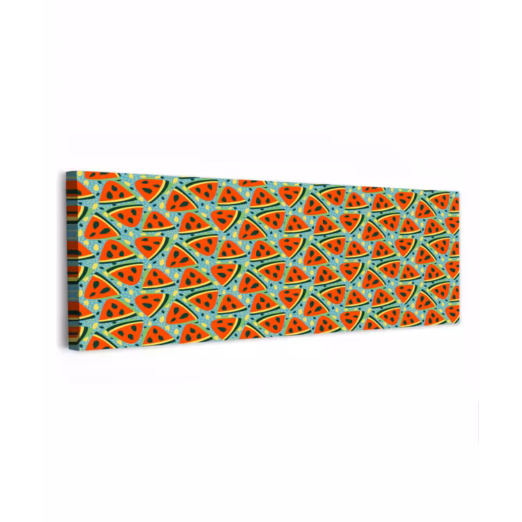 Watermeloen - Zomers - Fruit canvas 2cm klein 828 -z3d