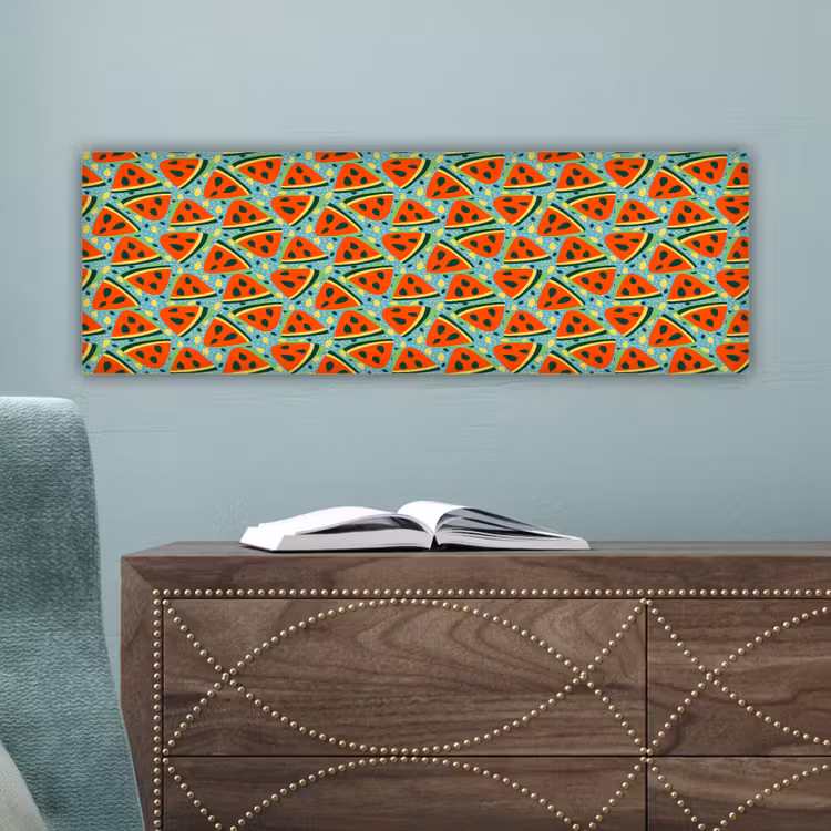 Watermeloen - Zomers - Fruit canvas 2cm klein 828 -sfeer4
