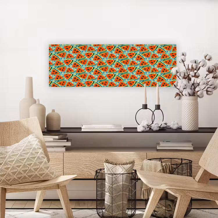 Watermeloen - Zomers - Fruit canvas 2cm klein 828 -sfeer6