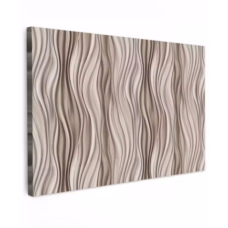 Golven - 3D - Crème canvas 2cm klein 34 -z3d
