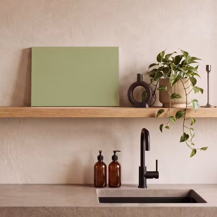 Whispering - Sage - Groen canvas 2cm klein 34 -sfeer3
