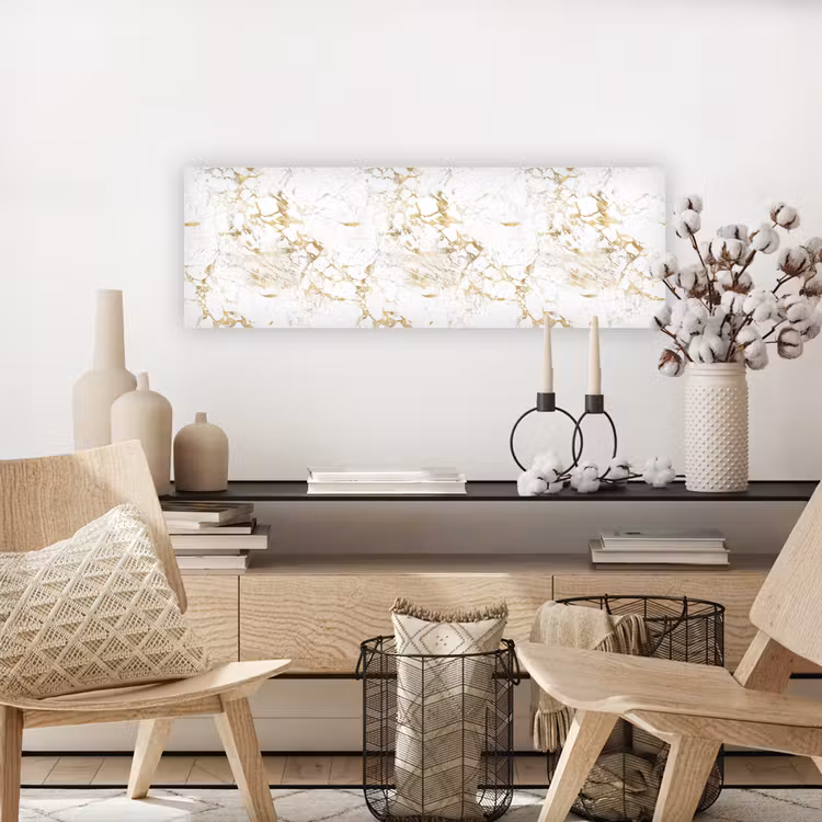 Wit - Marmer - Luxe - Goud canvas 2cm klein 828 -sfeer6