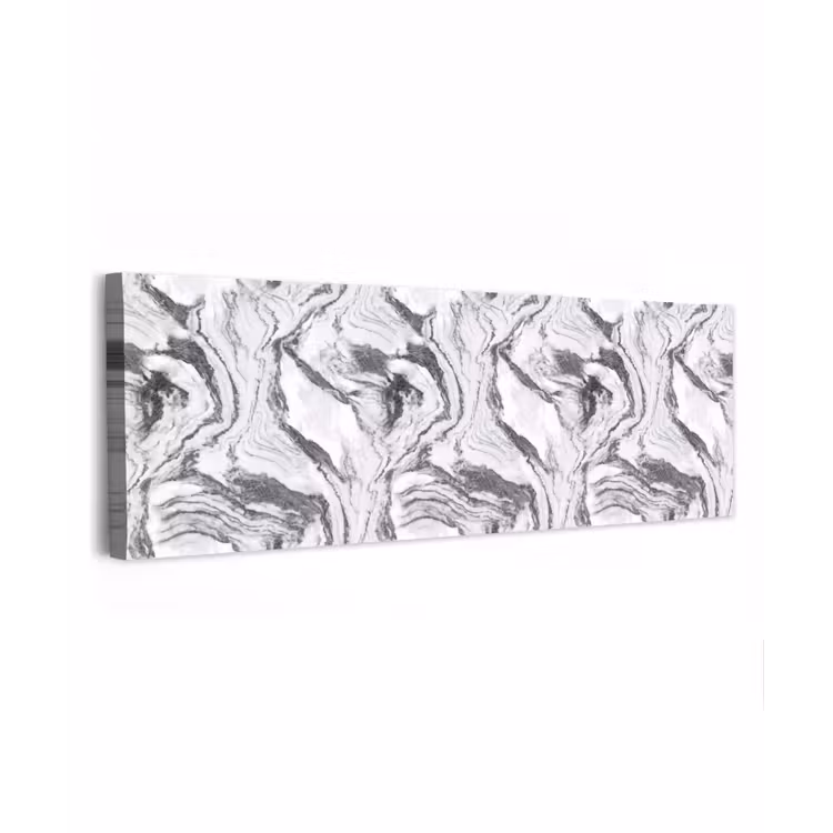 Wit - Marmer - Golvend - Grafiet canvas 2cm klein 828 -z3d