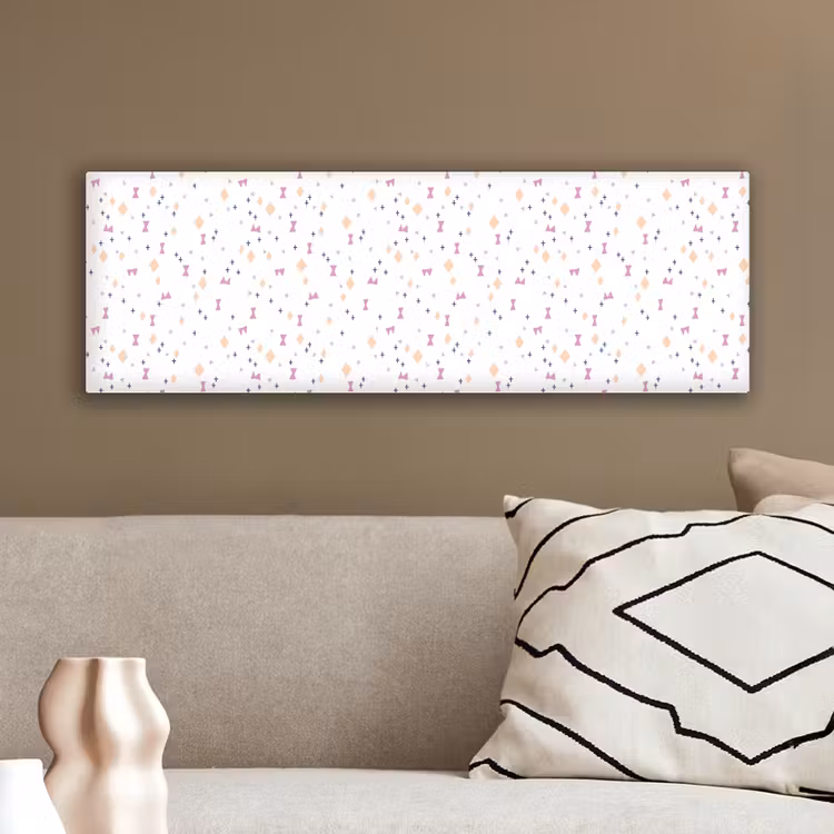 Wit - Vormen - Kleuren canvas 2cm klein 828 -sfeer3