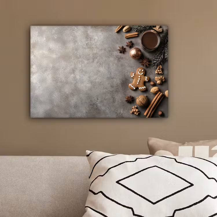Winter - Kerst - Warm - Eten canvas 2cm klein -sfeer3