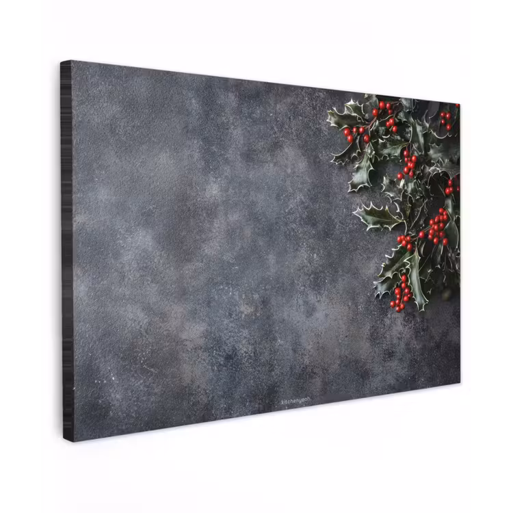 Winter - Hulst - Kerst - Beton canvas 2cm klein -z3d