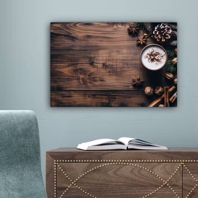 Winter - Houtlook - Stilleven canvas 2cm klein -sfeer4